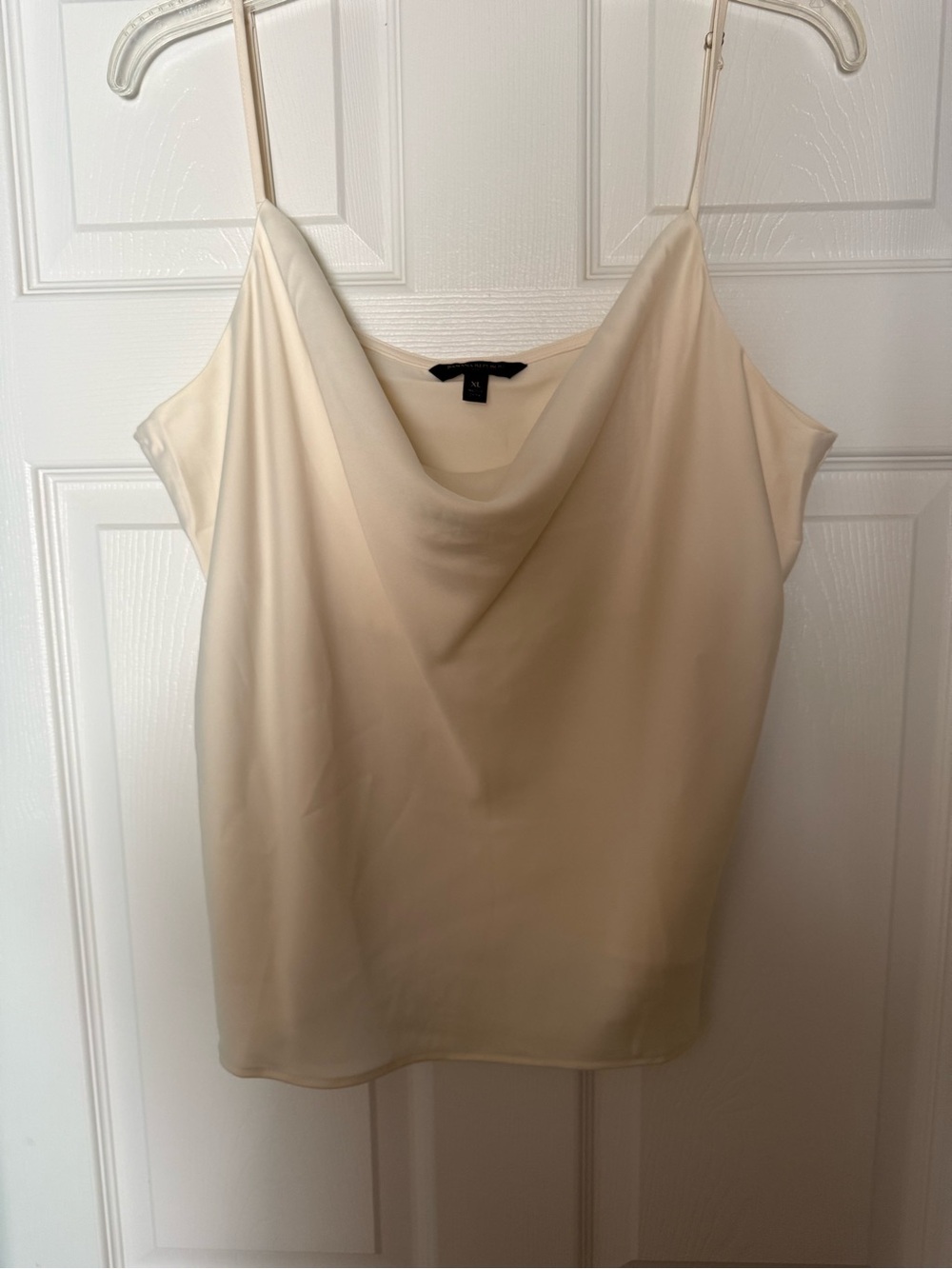 Banana Republic Satin Cowl Neck Camisole - Cream